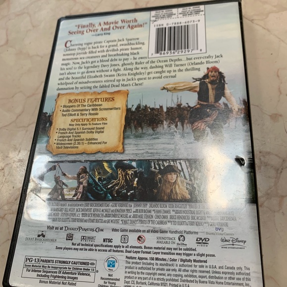 COPY - Pirates of the Caribbean: Dead Man’s Chest… - Picture 2 of 2